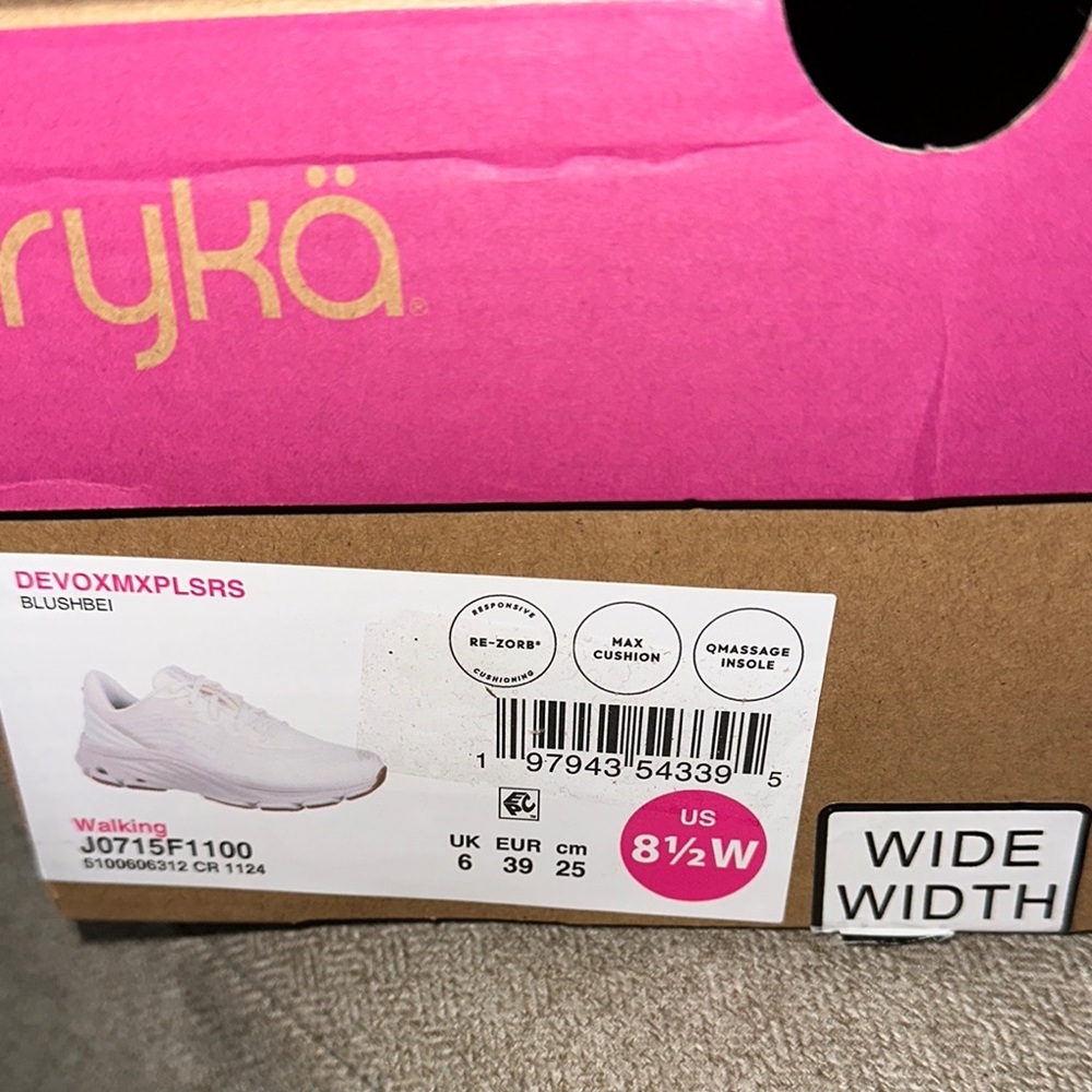 Ryka White Athletic Shoes - Picture 2 of 6